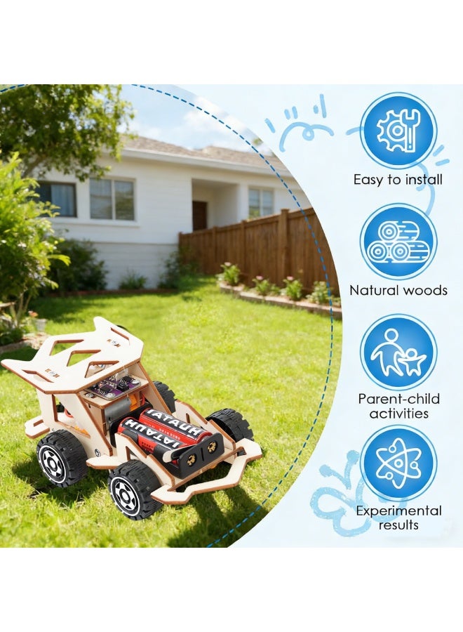 Solar Car Model Kits to Build Science kit Science Experiment Kit for Applicable to Youth Age Robotic Stem Project Build Educational DIY STEM Set - Image 2